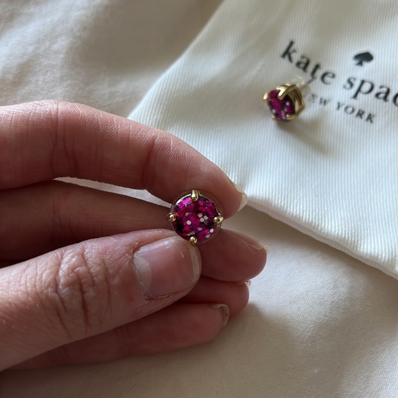 Kate Spade sparkly studs - Picture 2 of 3